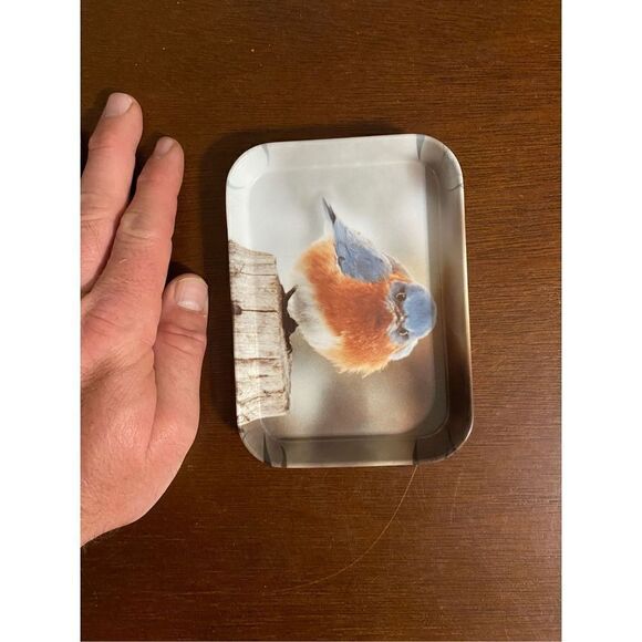Vintage Eklund’s Ltd 1979 max blue bird vanity tray made in Italy - Picture 4 of 5